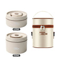 Axyaa Stainless Steel Thermal Bento Box Bag Large Capacity - BPA Free Food Container