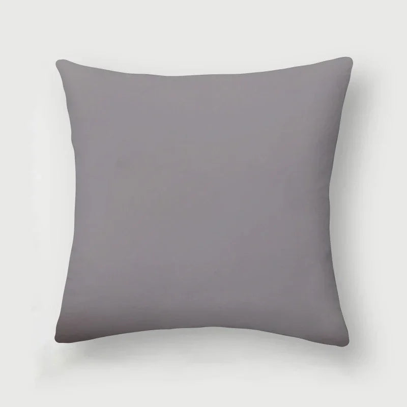 Axyaa Home Decor Polyester Sofa Pillowcase in Warm Orange Blue for Living Room