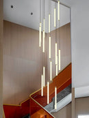 Axyaa Loft Black Chandelier for Living Room & Staircase