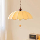 Axyaa French Fabric Chandelier for Decor Mood Light in Living Room Bedroom