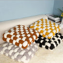 Axyaa Cozy Lamb Fleece Throw Pillow for Chic Living Room Decor and Relaxing Comfort