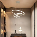 Axyaa Circles Chandelier 3 Rings Pendant Lamp