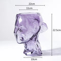 Axyaa Abstract Head Sculpture Vase: Artistic Home Decoration Flower Arranger Display