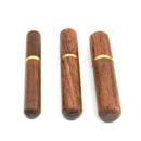 Axya Solid Wood Cigar Tube - Handmade Moisturizing Tool with Gift Box