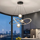Axyaa Modern LED Pendant Chandeliers for Living Room and Dining Room