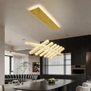 Axyaa Crystal Stair Chandelier: LED Indoor Ceiling Hanging Light for Living Room