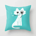 Axyaa Cartoon Animal Pillowcase: Office Car Seat Decor, Sofa Bedroom Cute Pillowcase