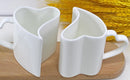 Axyaa Lover Thermal Cup Set, Fine Bone  Espresso Heart Shaped Mug