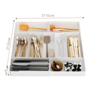 Axyaa Expandable Cutlery Tray Organizer with Dividers for Kitchen Utensils