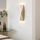 Axyaa Vintage LED Wall Lights Yellow Travertine Interior Lighting Bedside Lamps