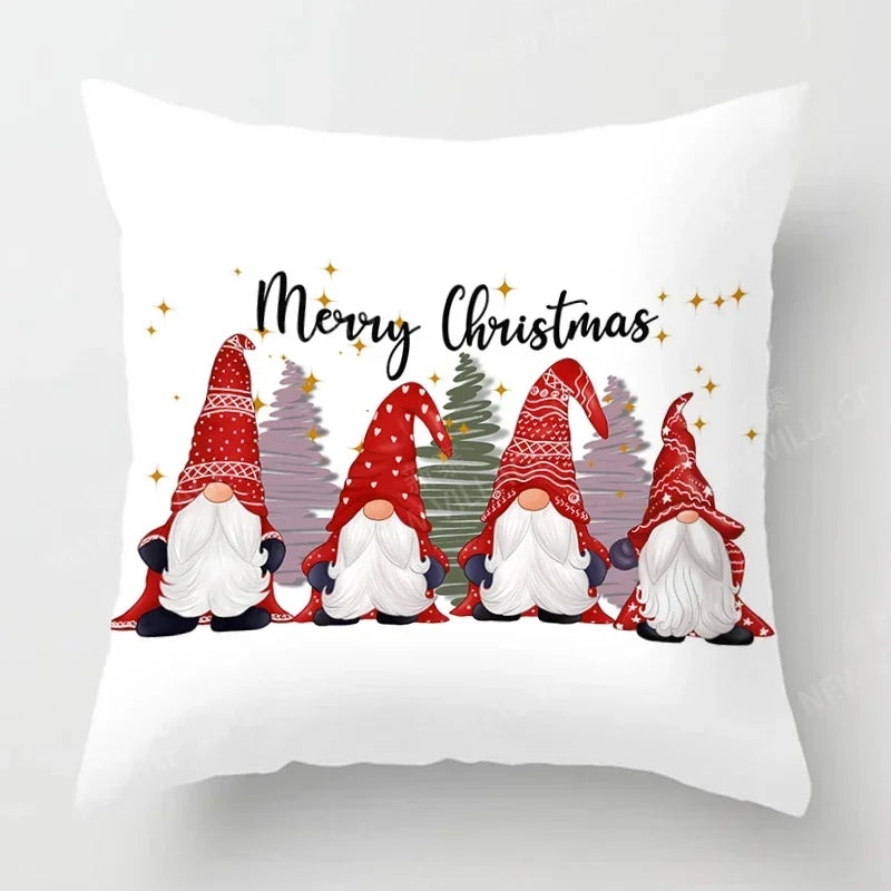 Axyaa Christmas Series Pillowcases 40x40-60x60 Home Decor Customizable for Holiday Celebrations