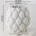 Axyaa 3D Printed Ceramic Vase Plant Pot Decoration Ornaments Flower Arrangement