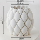 Axyaa 3D Printed Ceramic Vase Plant Pot Decoration Ornaments Flower Arrangement