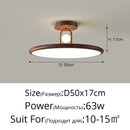 Axyaa Wood-grain LED Ceiling Chandelier for Bedroom, Balcony, Bathroom Lighting