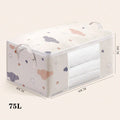 Axyaa Foldable Non-Woven Clothes Storage Box Organizer - Portable Quilt Container Bag
