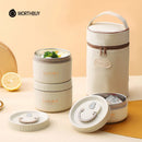 Axyaa Stainless Steel Bento Lunch Box Set with Insulated Bag