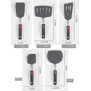 Axyaa Silicone Spatula for Non Stick Pots - High-temp Household Stir Fry Utensil