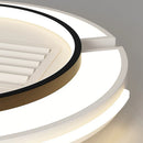 Axyaa Modern Ceiling Fan with LED Light & Control for Bedroom and Living Room Lighting.