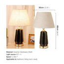 Axyaa Luxe Ceramic Table Lamp for Elegant Living Spaces