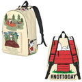 Axyaa Cartoon Dog Backpack for Teens School Bookbag High College Daypack