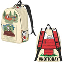 Axyaa Enjoy Life Dog Backpack for Middle High School College Students