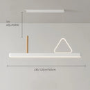 Axyaa Nordic Cream Eye Protection Pendant Light: Simple Modern LED Dining Room Fixture