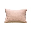 Axyaa Teddy Faux Fur Cushion Cover 30x50 Throw Pillow Cover White Sofa Decor