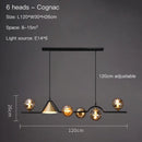 Axyaa Nordic Bean Bubble Chandelier: Creative LED Pendant Light for New Restaurant and Bar Counter