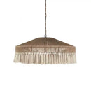 Axyaa Retro Hemp Rope Pendant Lights with Tassel, Hand-woven for Bedroom and Dining Room