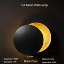 Axyaa Modern Eclipse Moon LED Wall Lamp Wall Sconce