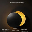 Axyaa Eclipse Moon LED Wall Lamp Modern Minimalist Wall Sconce