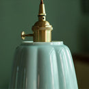 Axyaa Nordic Ceramic Flower LED Pendant Light - Home Decoration Pendant Lamp