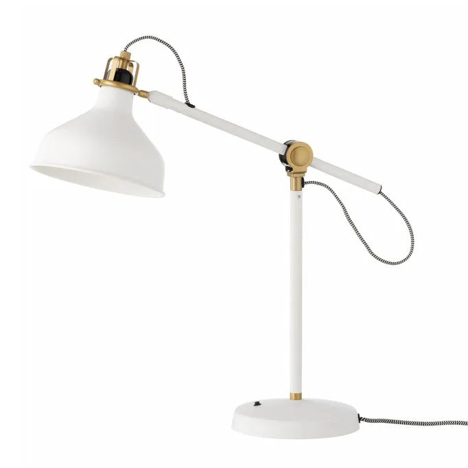 Axyaa Long Arm Iron Floor Lamp for Modern Living Room, Bedroom, and Study