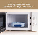 Axyaa 3 Compartment Microwavable Lunch Box Container
