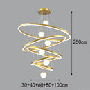 Axyaa Modern Indoor Pendant Light LED Chandelier Ceiling Lamp for Dining Room