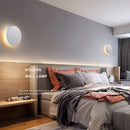 Axyaa Modern Round LED Wall Lamp for Bedroom, Living Room, and Study Decor