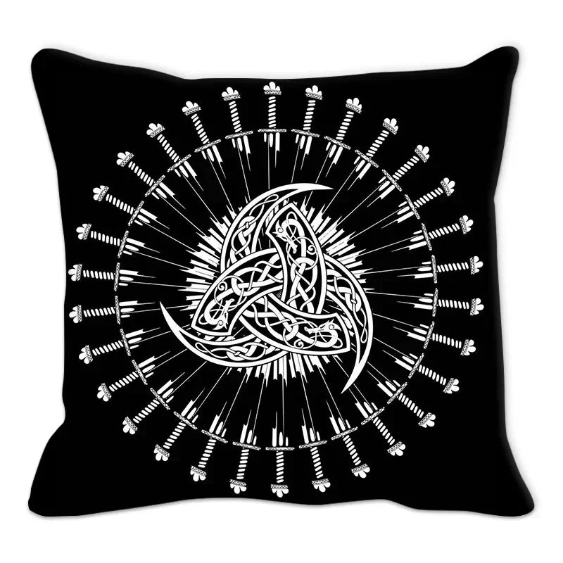 Geometric Cushion Cover Pillowcase for Home Decor by Axyaa