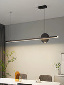 Axyaa Nordic Black Chandelier for Dining Room, Modern Kitchen Pendant Lights