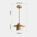 Axyaa Log Style Stone Pendant Lamp for Warm Wabi Sabi Home Lighting