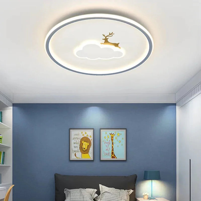 Axya Kids LED Ceiling Light: Modern Chandelier for Bedroom, Living Room, Study & More