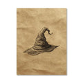 Axyaa Autumn Witch Jack-O-Lantern Canvas Prints for Modern Halloween Home Decor