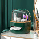 Axyaa Rotating Tissue Box Holder & Cosmetic Organizer