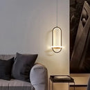 Axyaa Modern LED Pendant Lamp White/Black for Home Decoration