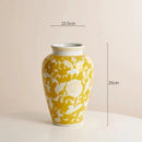 Axyaa Chinese-Style Retro Blue and White Porcelain Vase - Home Decoration Accessory