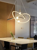 Axyaa Modern LED Chandelier Light - 2023 Design for Home Kitchen Living Room