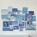 Axyaa Nordic Retro Wall Decor Photo Card Stickers DIY Art Postcard Set