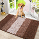 Axyaa Furry Dog Door Mat for Muddy Paws: Non-Slip Indoor Entryway Doormat