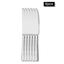 Axyaa Stainless Steel Tableware Set - Knife, Fork, Spoon & Steak Set