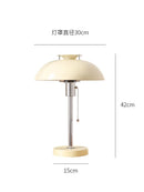 Axyaa Dimmable Mushroom Table Lamp for Modern Decor in Living and Bedroom