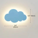 Axyaa Cartoon Cloud LED Wall Lamp for Children's Bedroom
